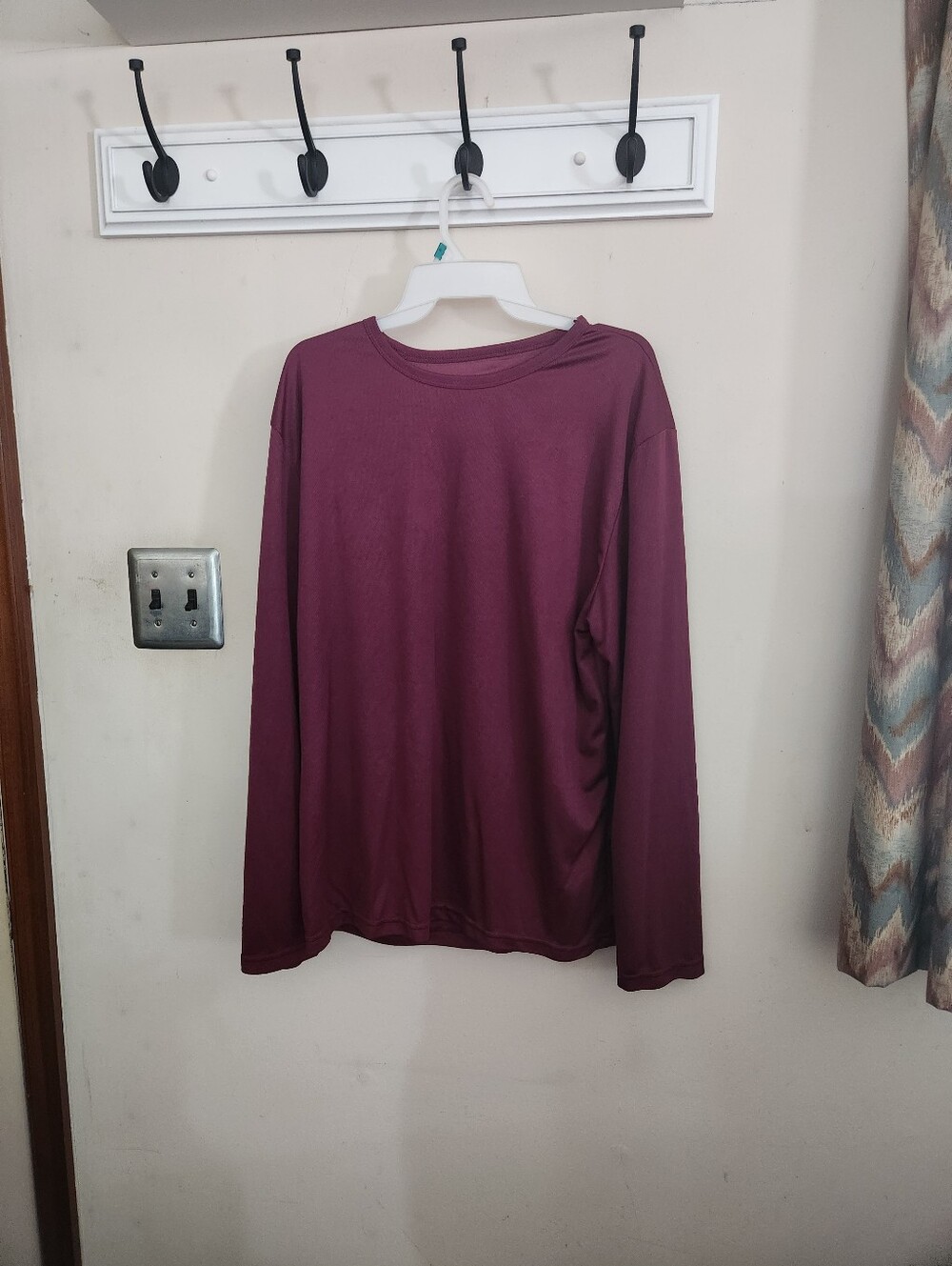 🎉 Maroon Basic Long Sleeve